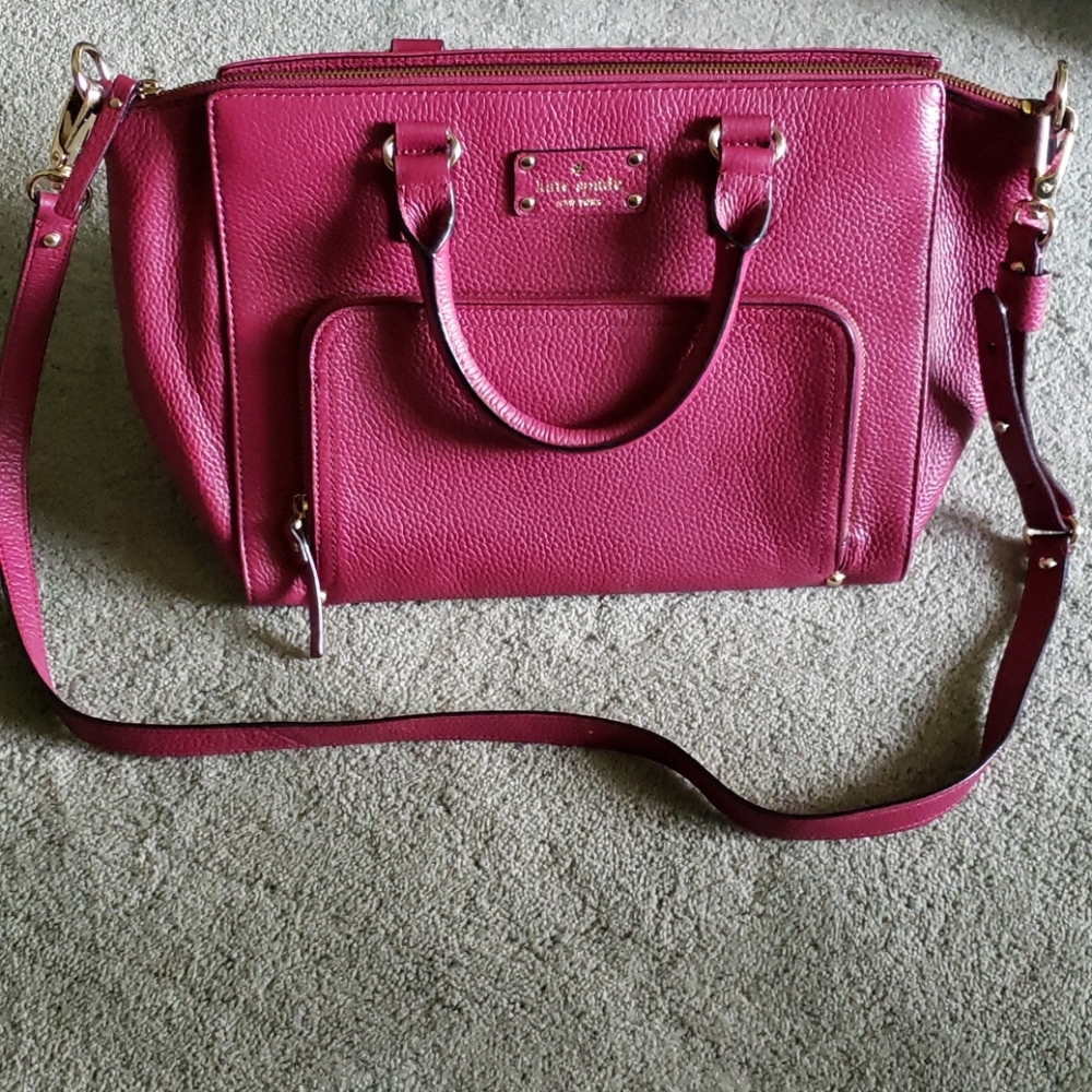 EUC Kate Spade purple handbag